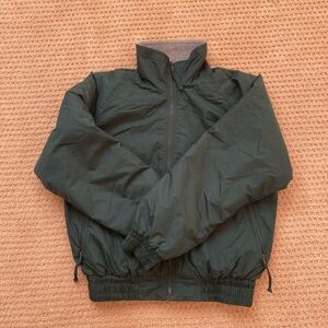 Tri Mountain 90s fleece lined wind breaker in green